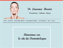 Tablet Screenshot of dermatologue-esthetique-annecy.com